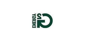 G2能源公司的标志——一个巨大的墨绿色大写字母“G”，右上方有一个小数字“2”, and 'Energy' vertically next to the 'G2'
